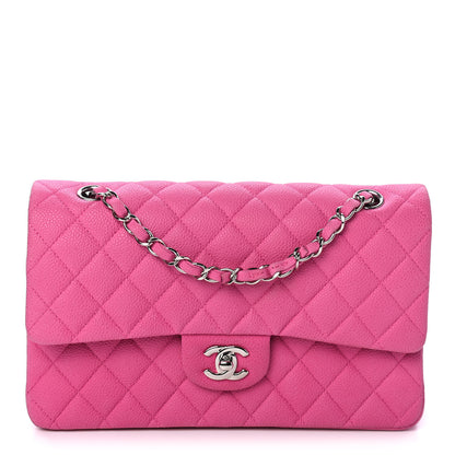 Chanel Iridescent Caviar Quilted Medium Double Flap Pink 1 of 4