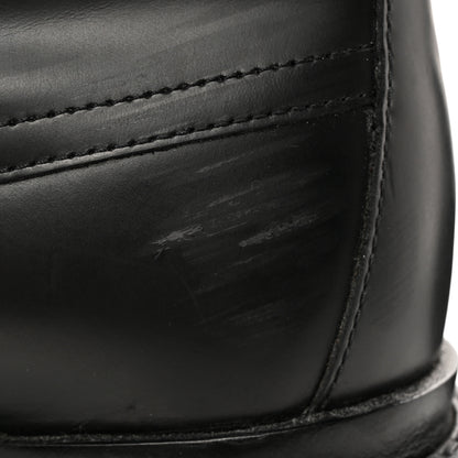 Hermes Glossed Calfskin Funk Ankle Boots 36 Black 15 of 15