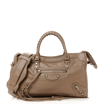 Balenciaga Agneau Classic Silver Hardware S City Dark Mink Grey 1 of 12