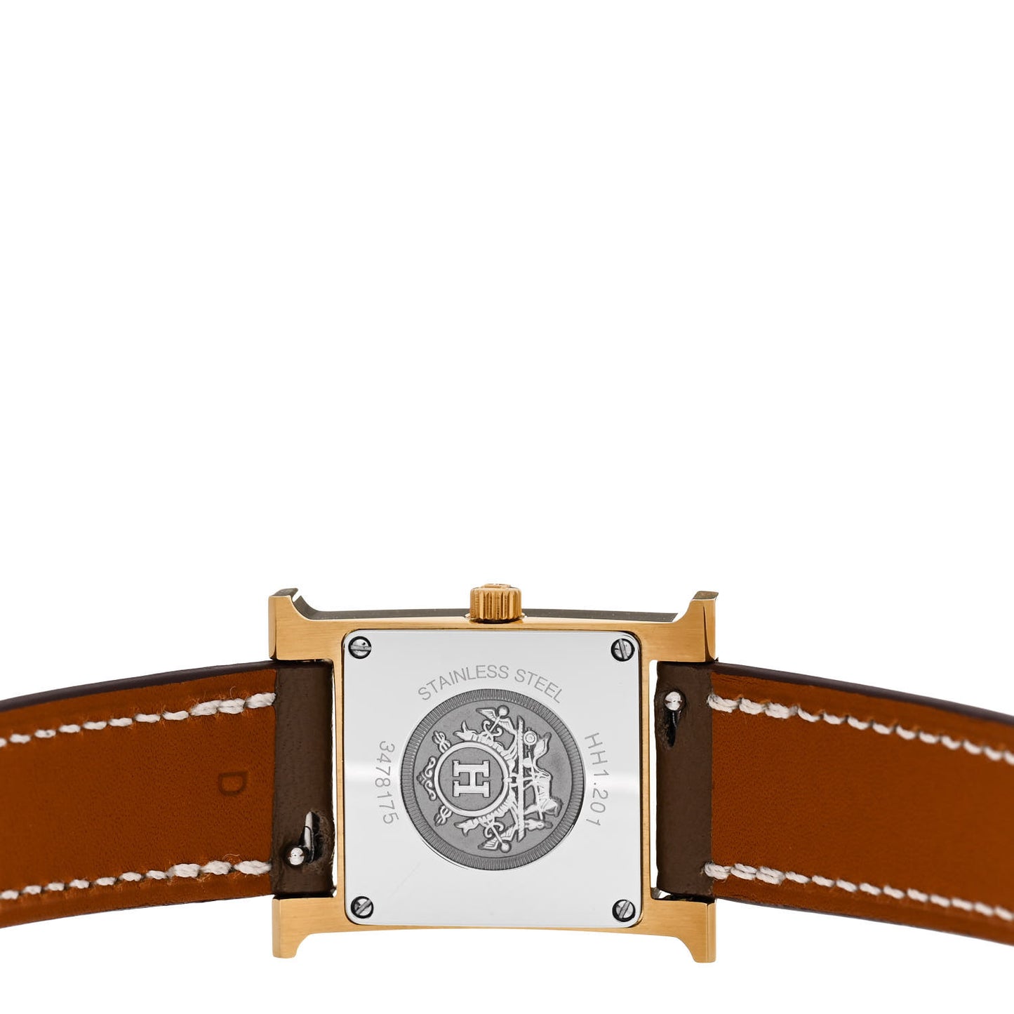 Stainless Steel Swift 21mm Heure H Hour Quartz Watch Etoupe