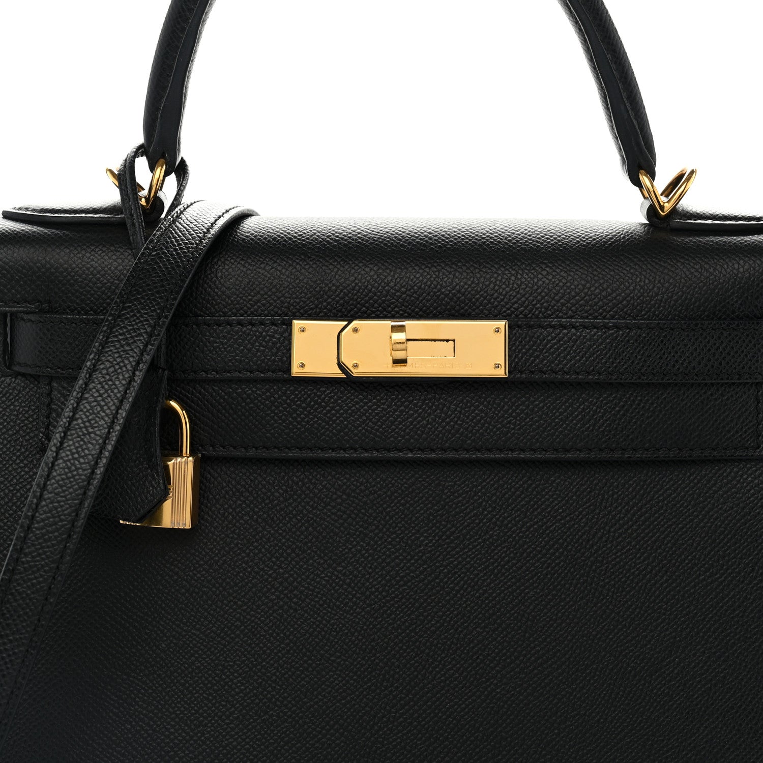 Hermes Epsom Kelly Sellier 28 Black 7 of 11