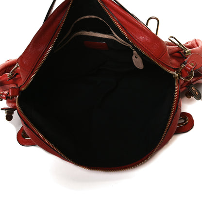 Chloe Calfskin Large Paraty Red 4 of 16