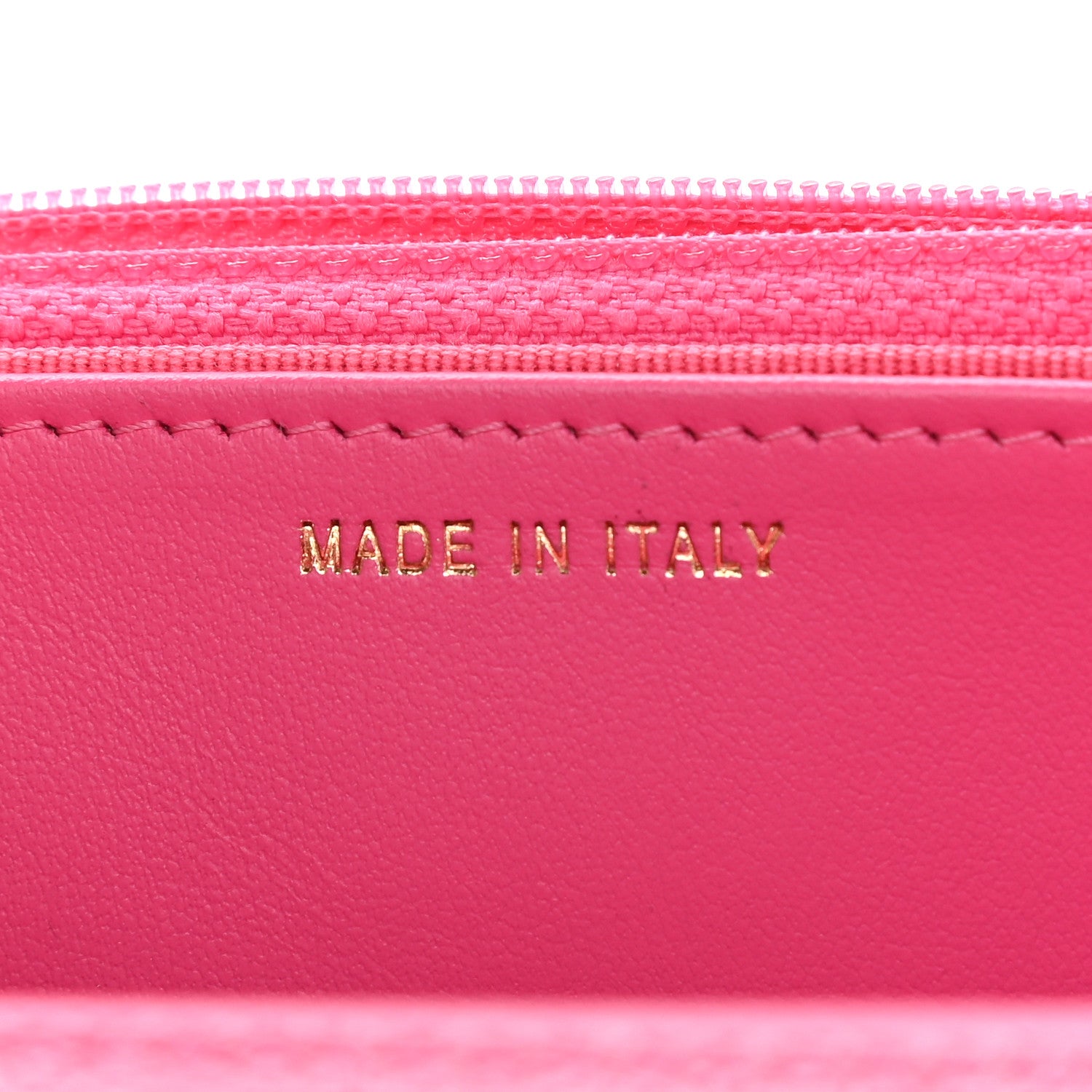 Chanel Shiny Caviar Quilted Chain Melody Wallet On Chain WOC Dark Pink 6 of 9