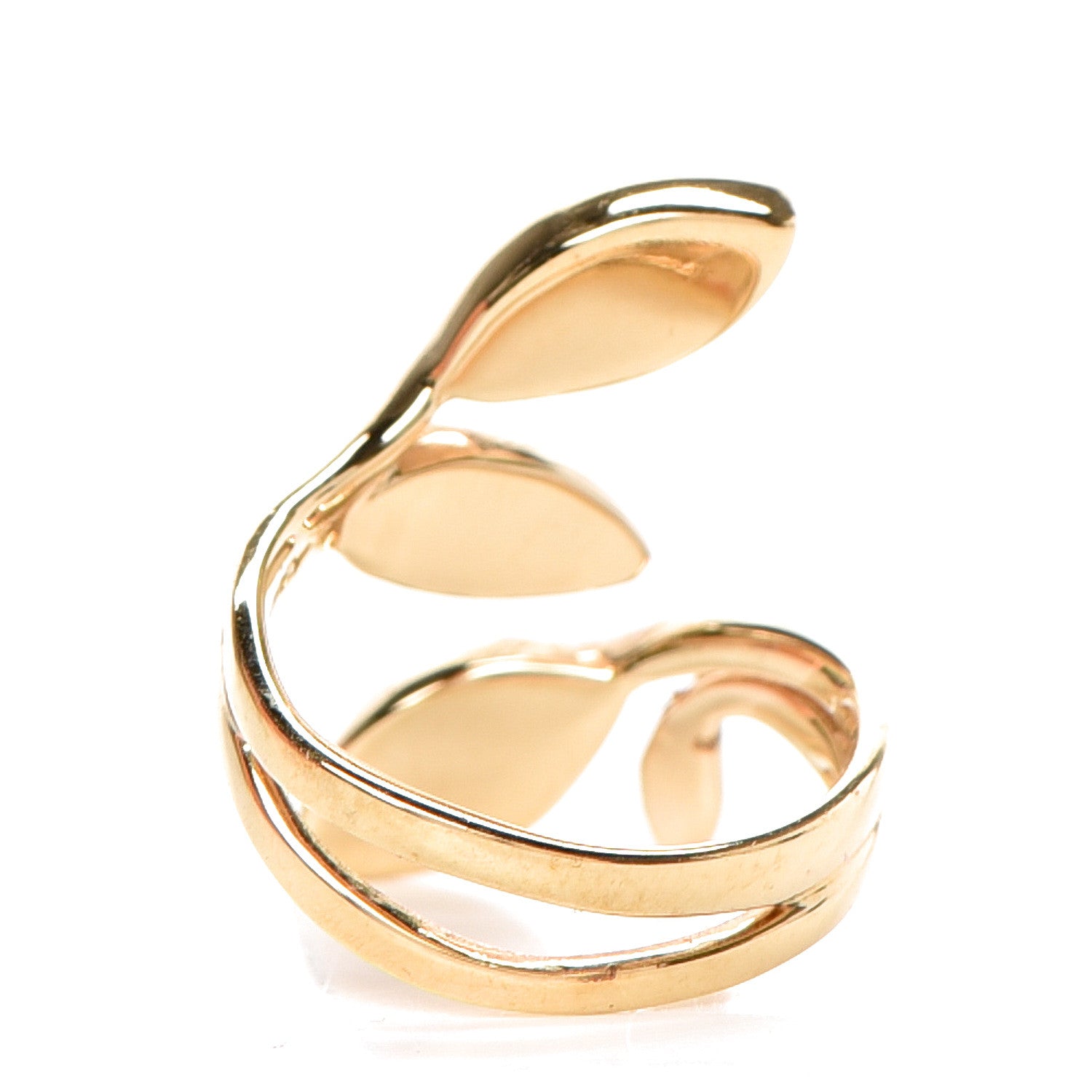 Louis Vuitton Crystal Wish Bone Ring XS Gold 3 of 5