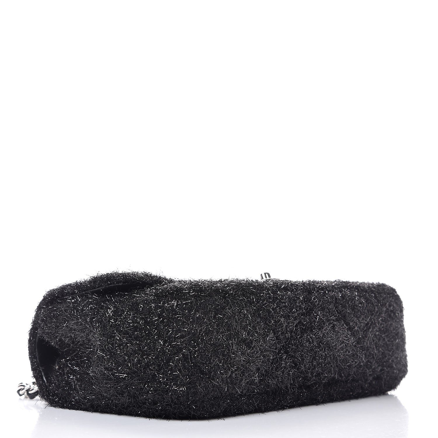 Chanel Lurex Knit Medium Pluto Glitter Flap Black 4 of 8