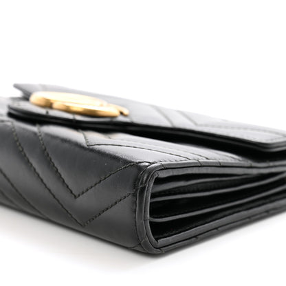 Gucci Calfskin Matelasse GG Marmont Chain Wallet Black 10 of 10