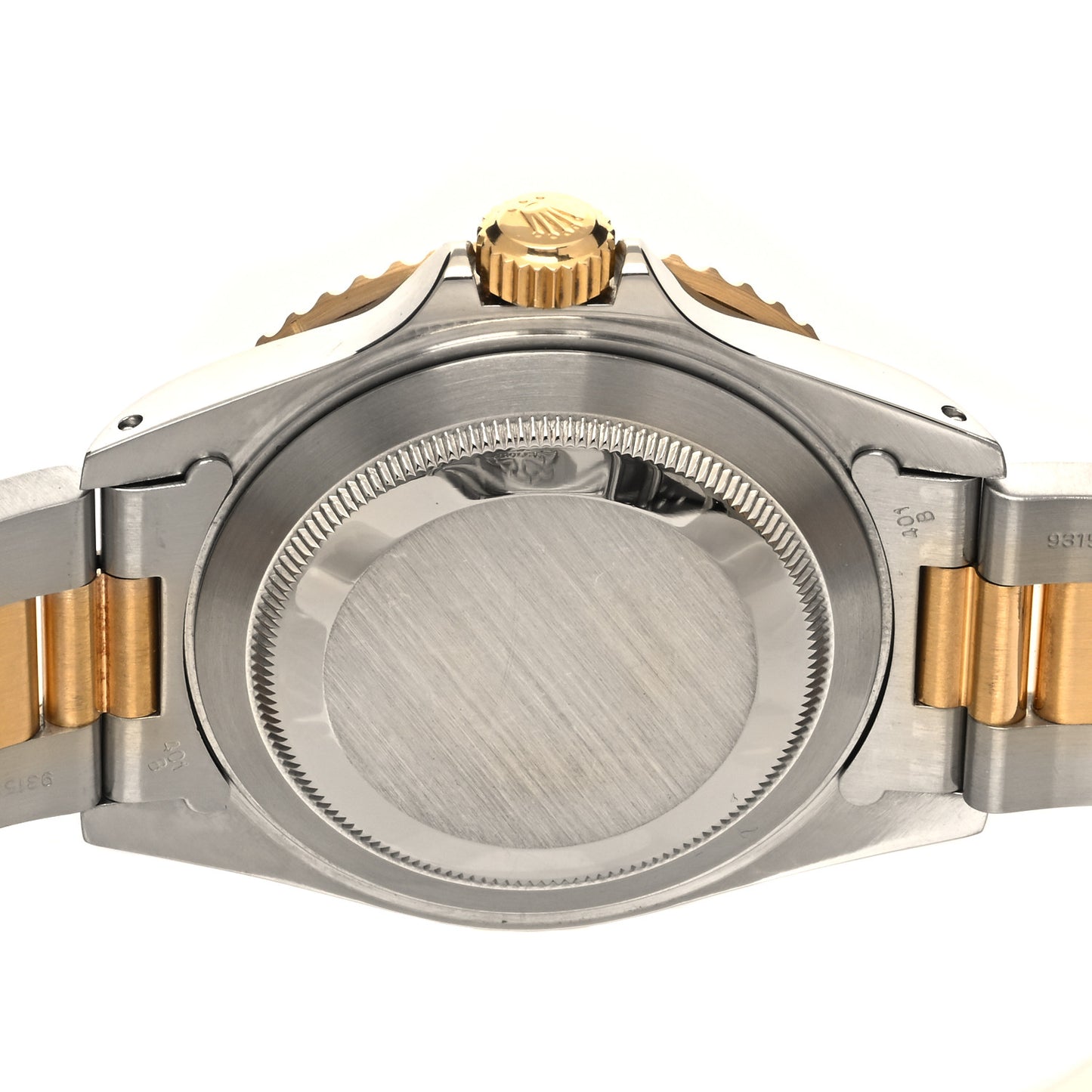 Stainless Steel 18K Yellow Gold 40mm Submariner Oyster Perpetual Date Watch Black 16613LN