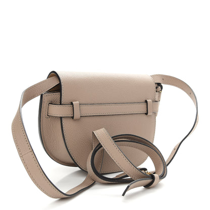 Loewe Grained Calfskin Mini Gate Crossbody Bag Light Oat 3 of 8