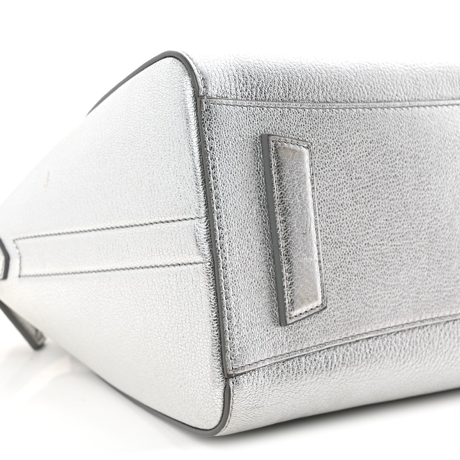 Givenchy Metallic Sugar Goatskin Small Antigona Silver 9 of 10