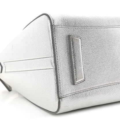 Givenchy Metallic Sugar Goatskin Small Antigona Silver 9 of 10