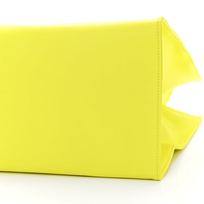 Telfar Vegan Leather Large Shopping Bag Highlighter Yellow 10 of 10