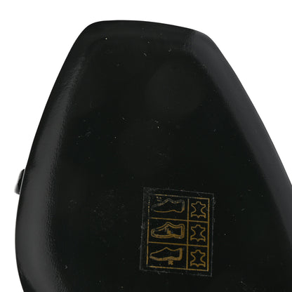 Saint Laurent Patent Calfskin Opyum 85 Sandals 38.5 Black 7 of 9