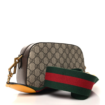 Gucci GG Supreme Monogram Web Neo Vintage Shoulder Bag Beige New Acero Crop 3 of 10