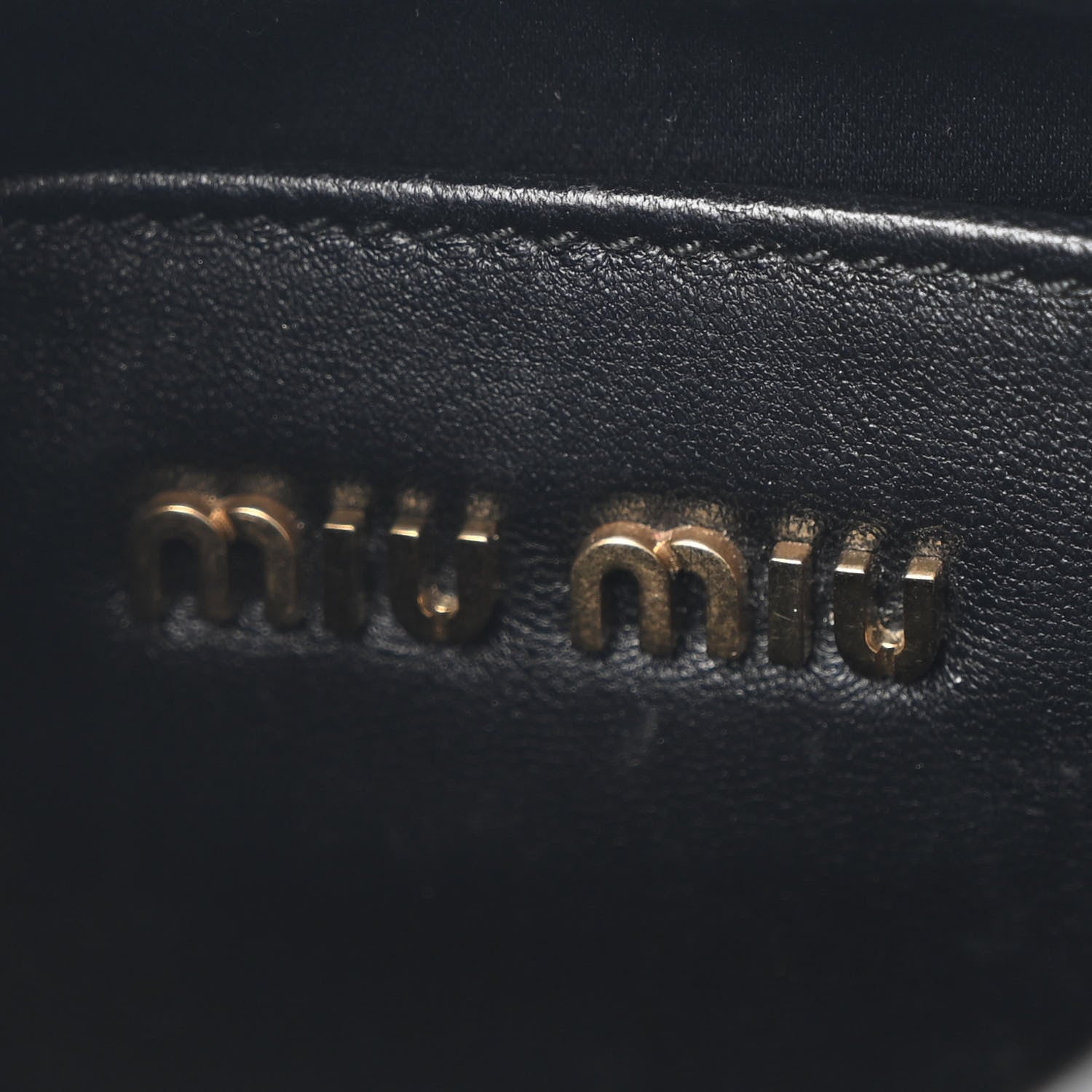 Miu Miu Nappa Matelasse Shoulder Bag Black 6 of 10