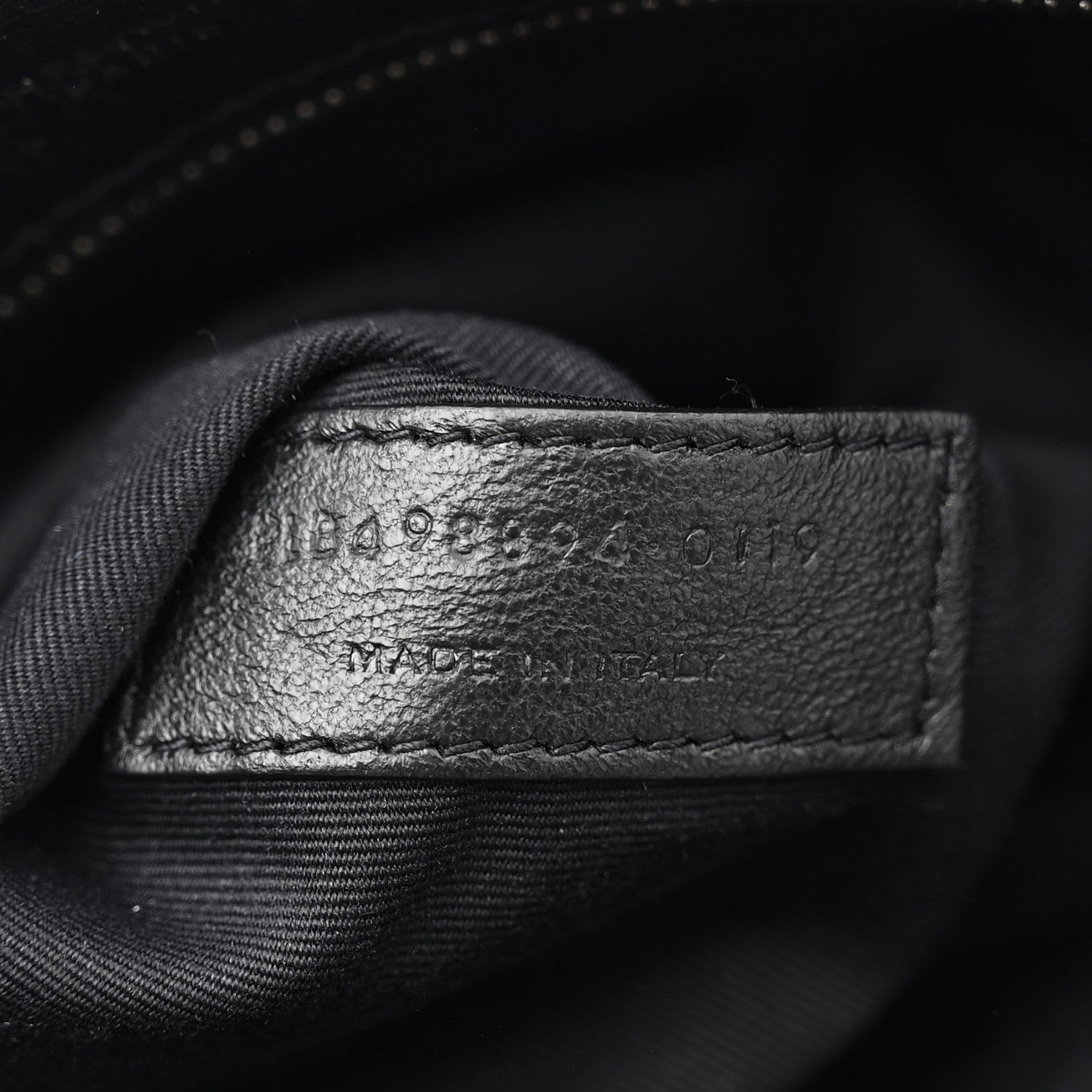 Saint Laurent Crinkled Calfskin Matelasse Monogram Medium Niki Chain Satchel Black 7 of 16