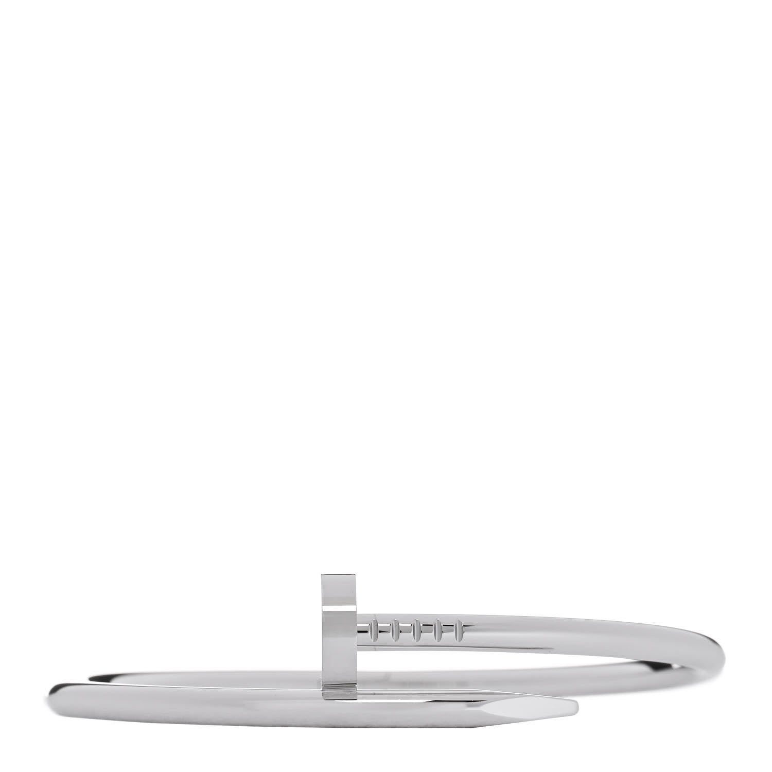 Cartier 18K White Gold Juste Un Clou Bracelet 17 1 of 5