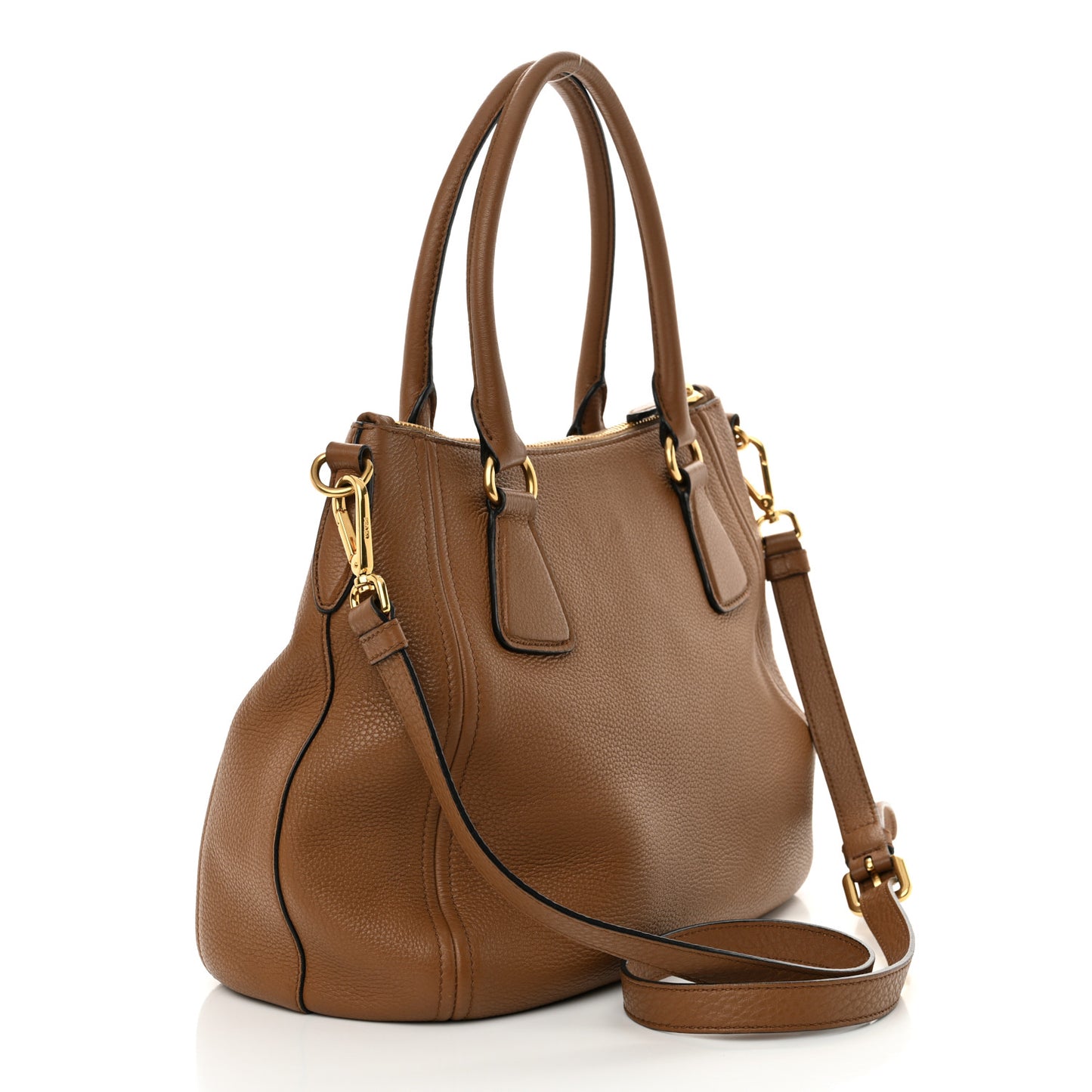 Vitello Phenix Shoulder Bag Cannella