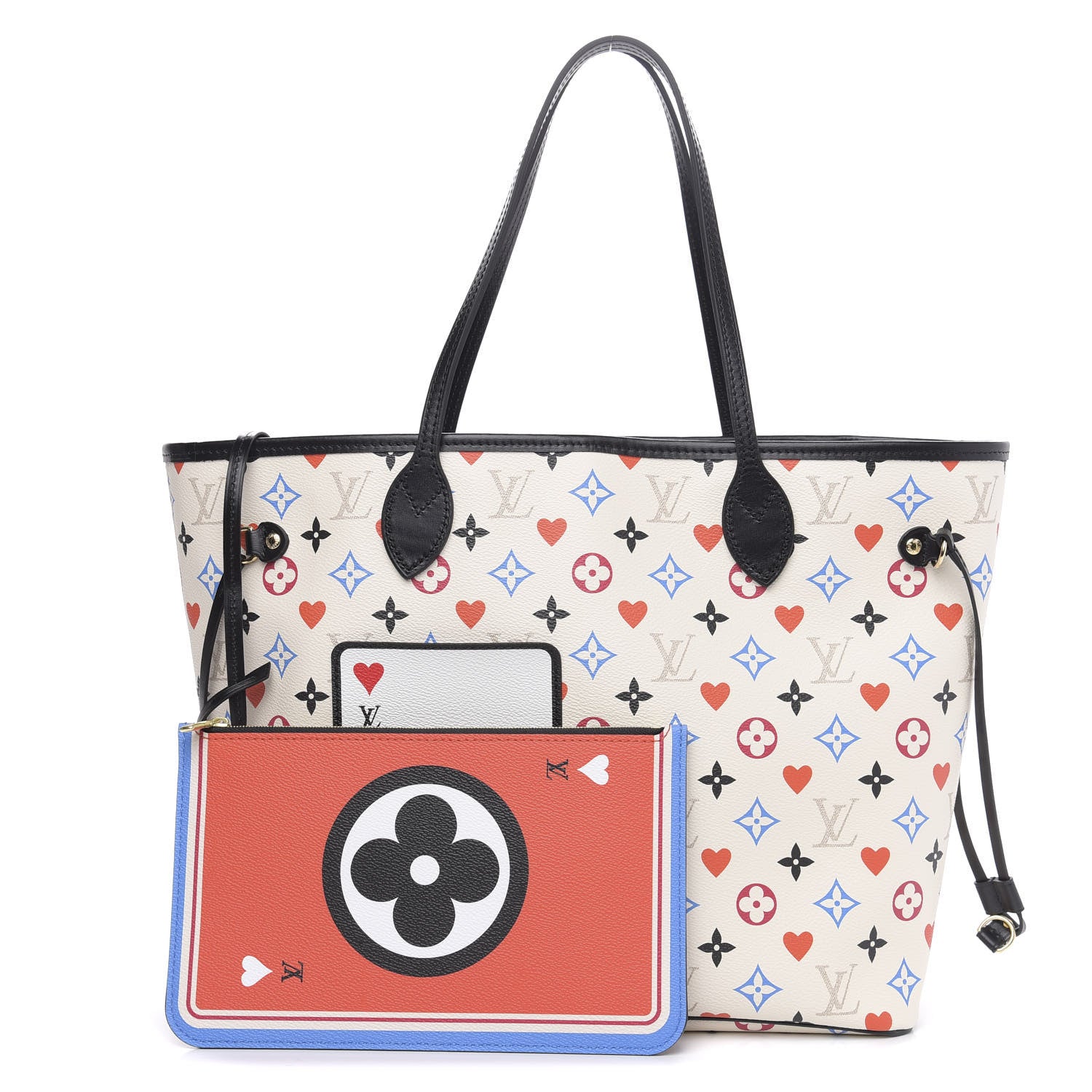 Louis Vuitton Game On Neverfull MM White 1 of 10