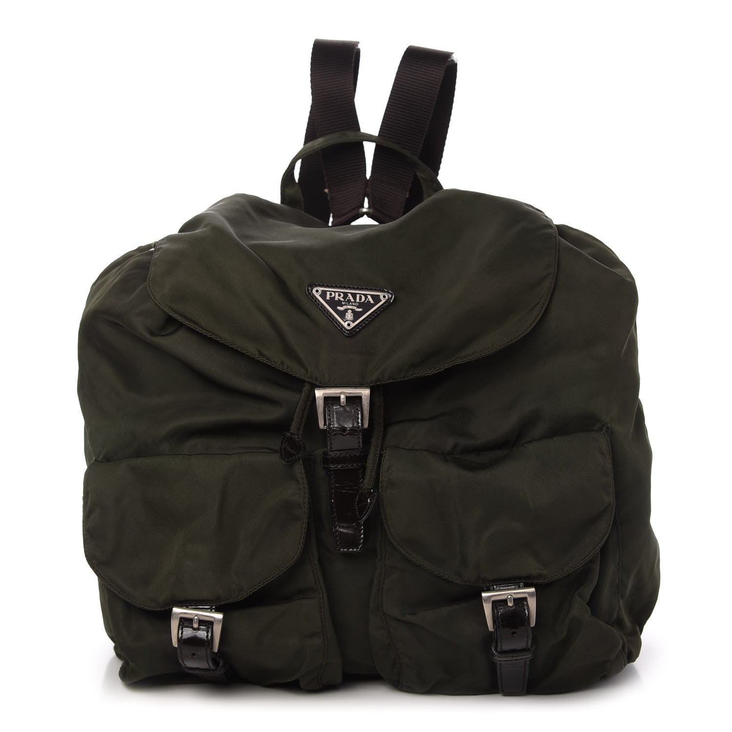 Prada Nylon Vela Large Backpack Ebano 1 of 10