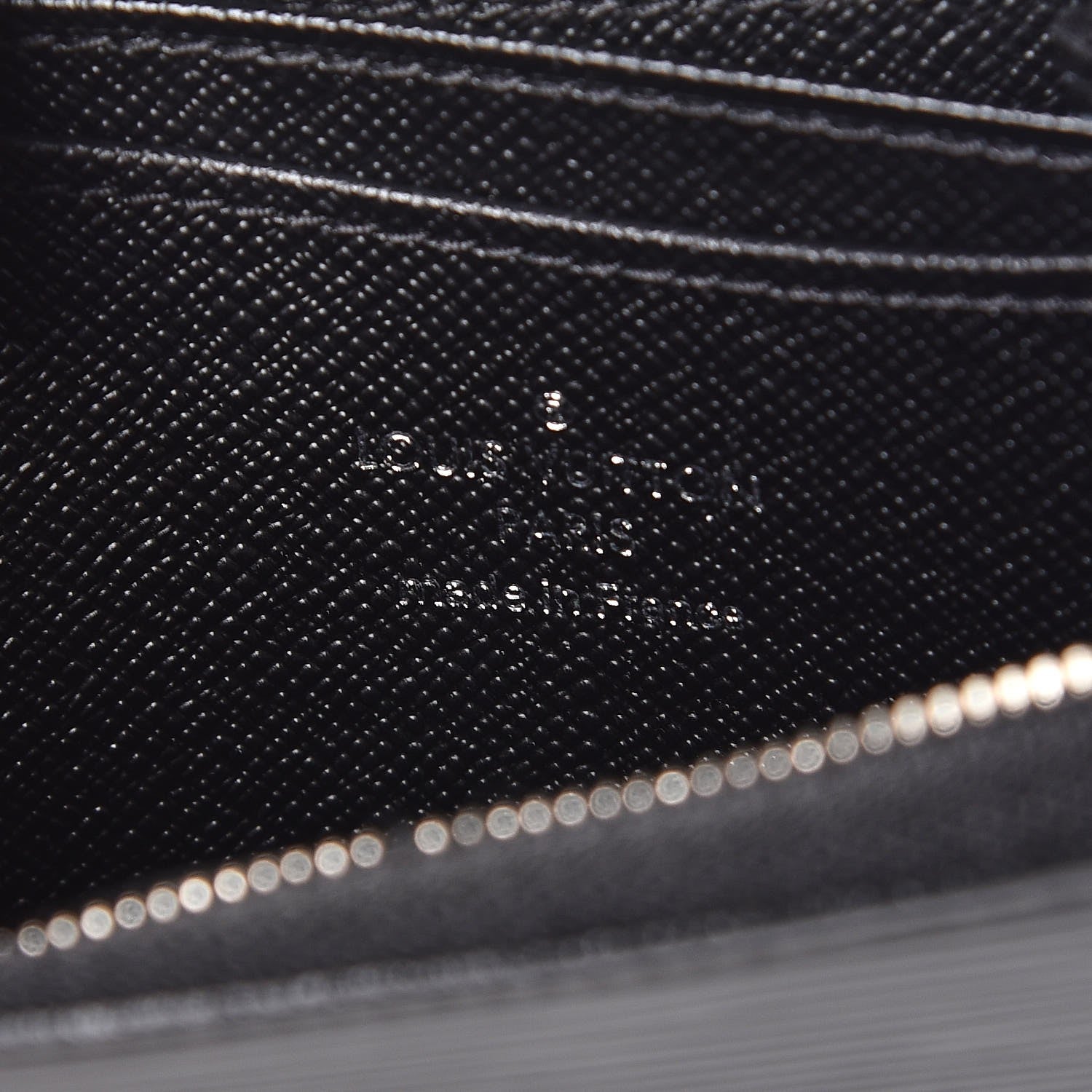 Louis Vuitton Epi Zippy Coin Purse Black 6 of 9