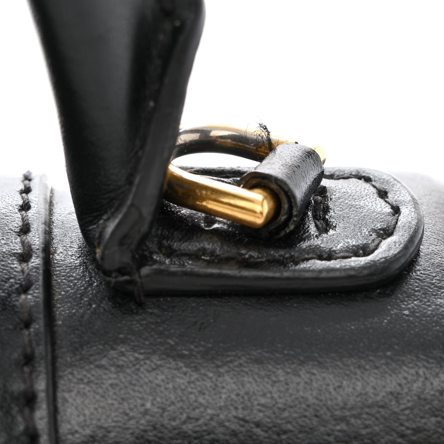 Balenciaga Shiny Box Calfskin Small Hourglass Top Handle Bag Black 14 of 14