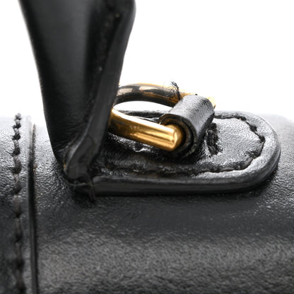 Balenciaga Shiny Box Calfskin Small Hourglass Top Handle Bag Black 14 of 14