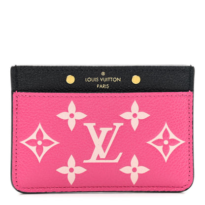 Louis Vuitton Empreinte Spring In The City Card Holder Black White Pink 1 of 8