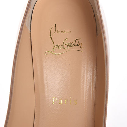Christian Louboutin Patent Pigalle 100 Pumps 38 Nude 9 of 10