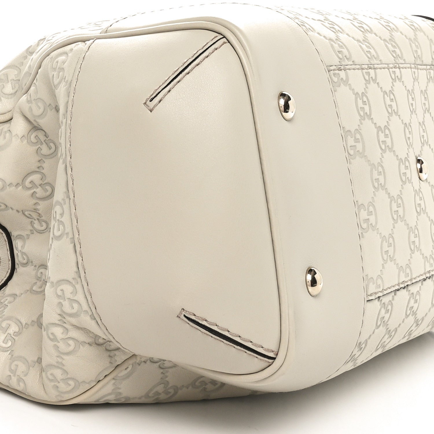 Gucci Guccissima Medium Mayfair Tote Off White 9 of 10