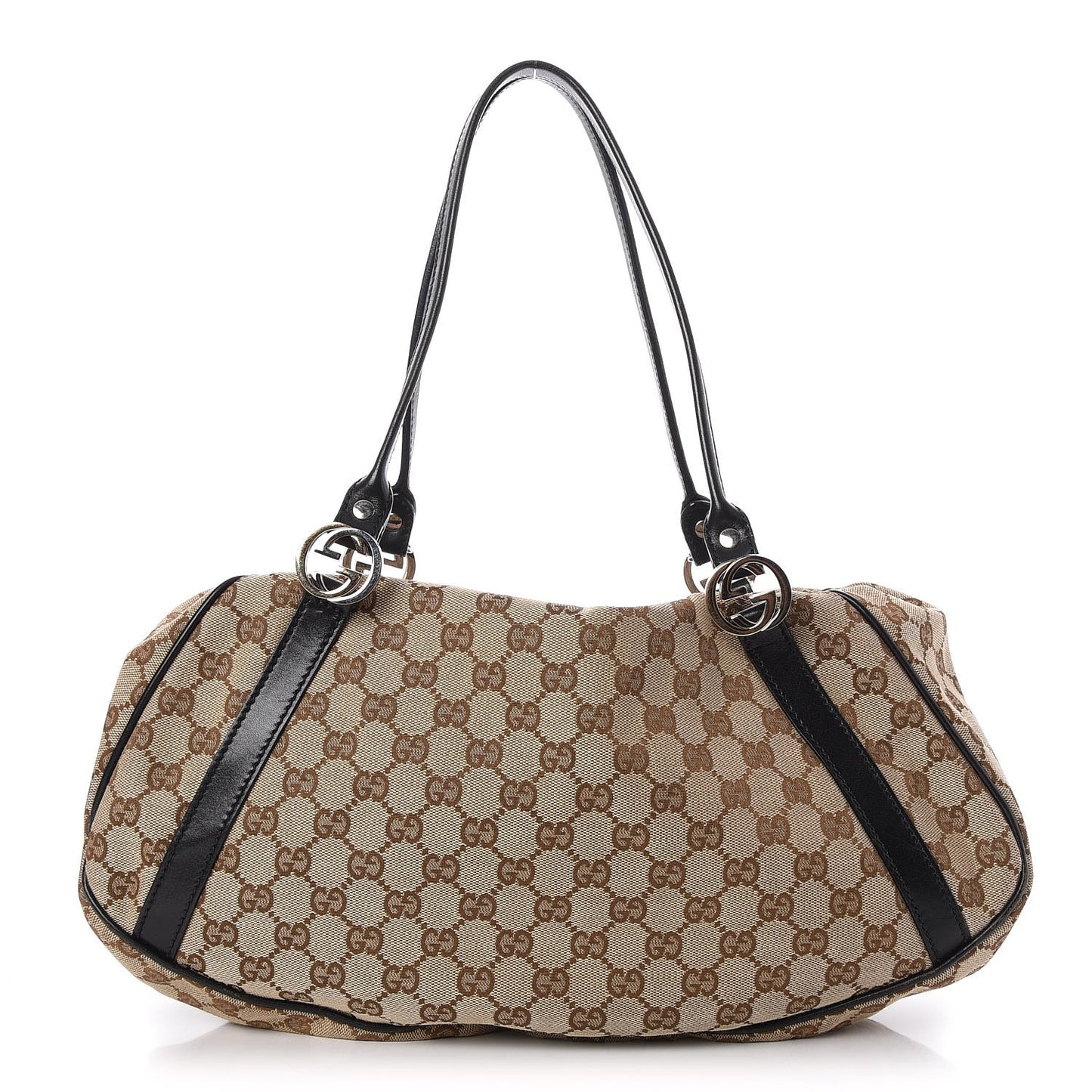 Monogram Medium GG Twins Tote Brown