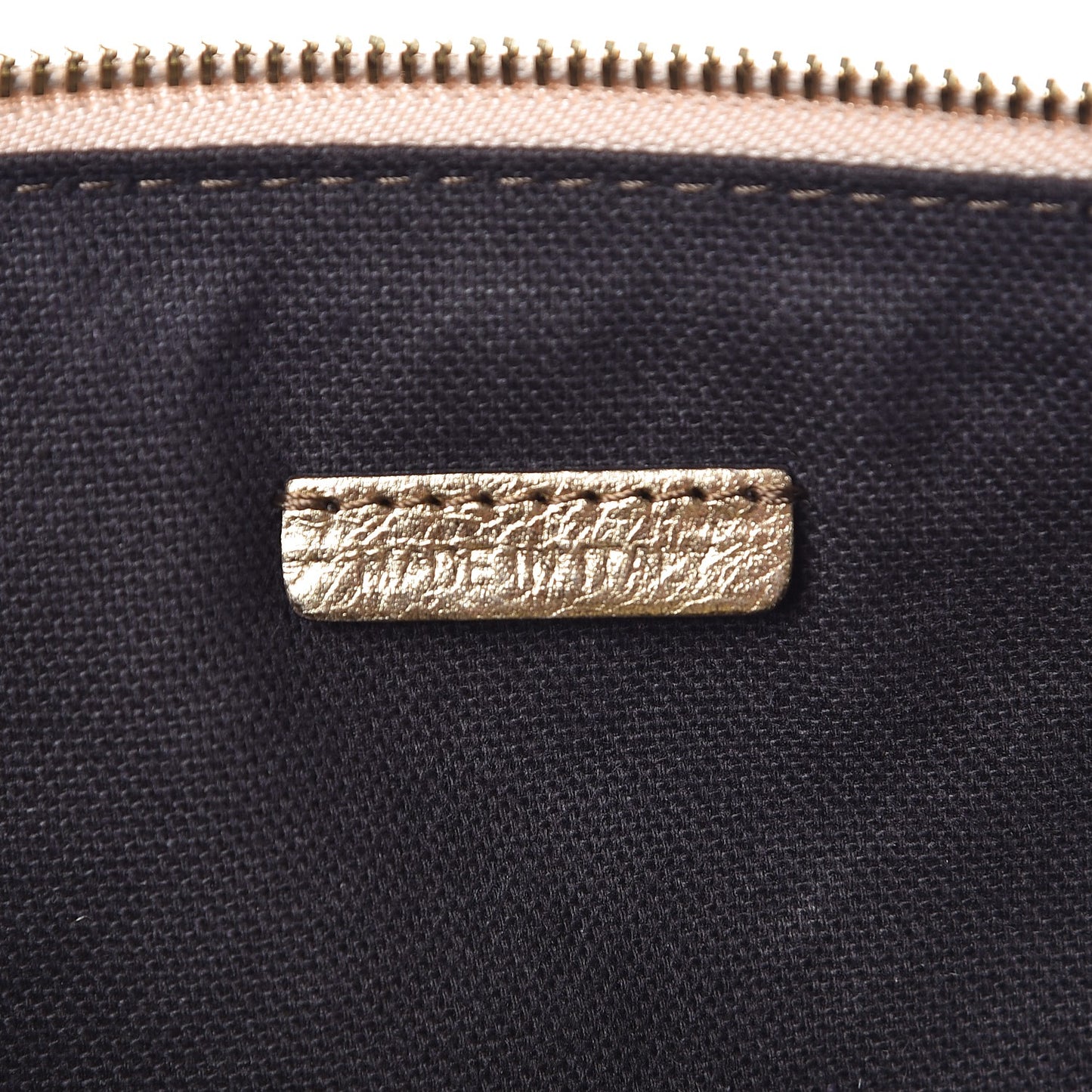Woven Leather Nova Check Ashcombe Clutch Gold