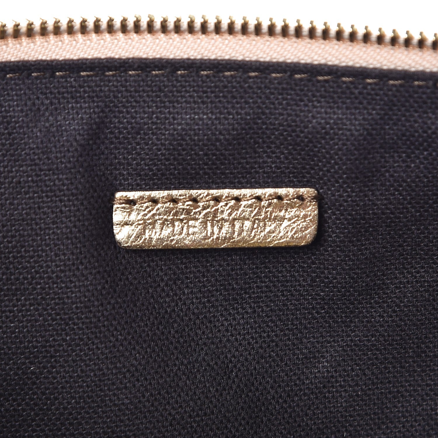 Burberry Woven Leather Nova Check Ashcombe Clutch Gold 9 of 10