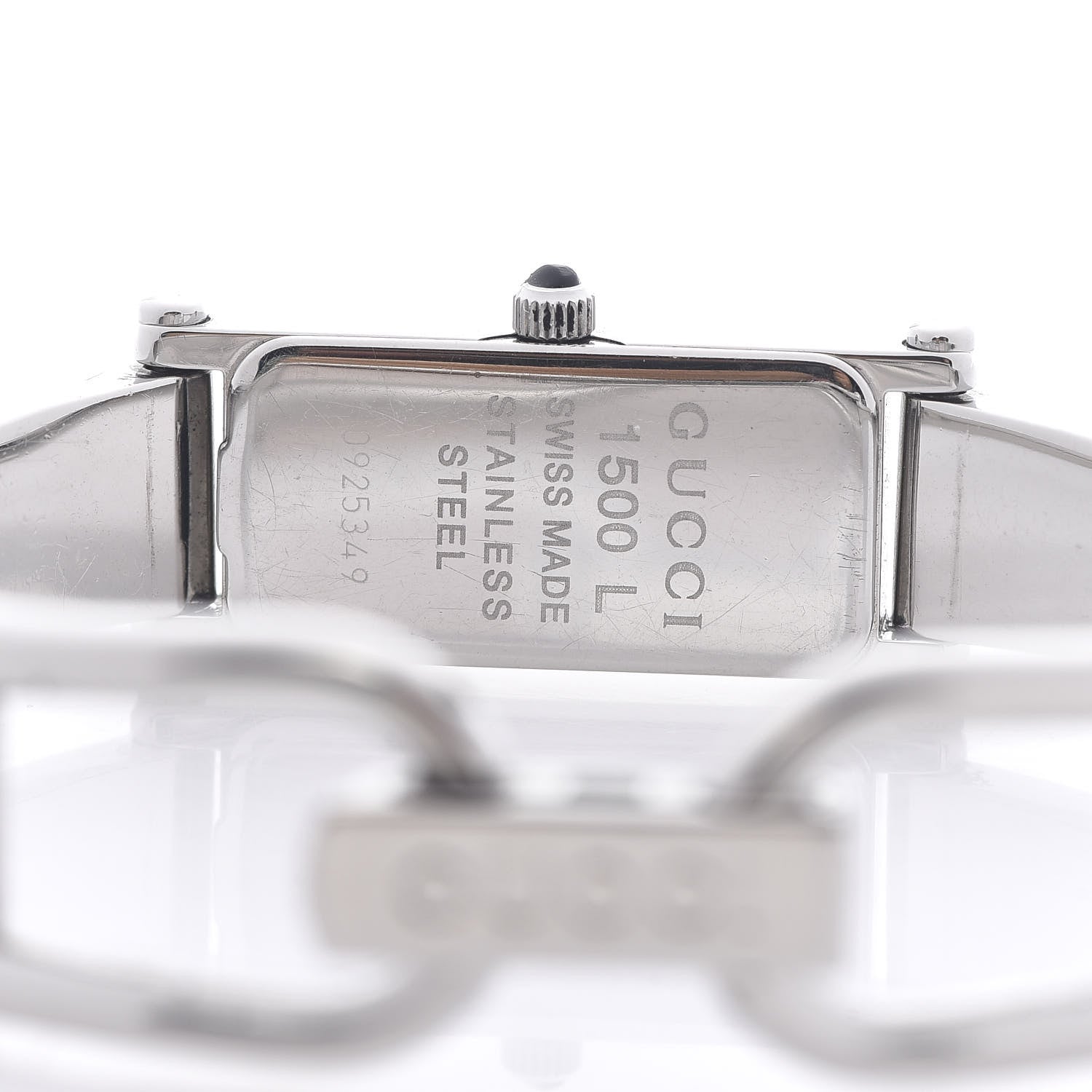Gucci Stainless Steel 12mm 1500L Horsebit Quartz Watch 5 of 6