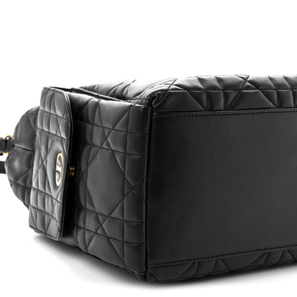 Christian Dior Lambskin Macrocannage Large D-Dream Bag Black 9 of 11