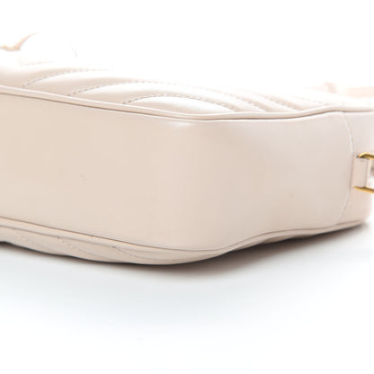Saint Laurent Calfskin Matelasse Monogram Lou Camera Bag Washed Light Pink 10 of 12