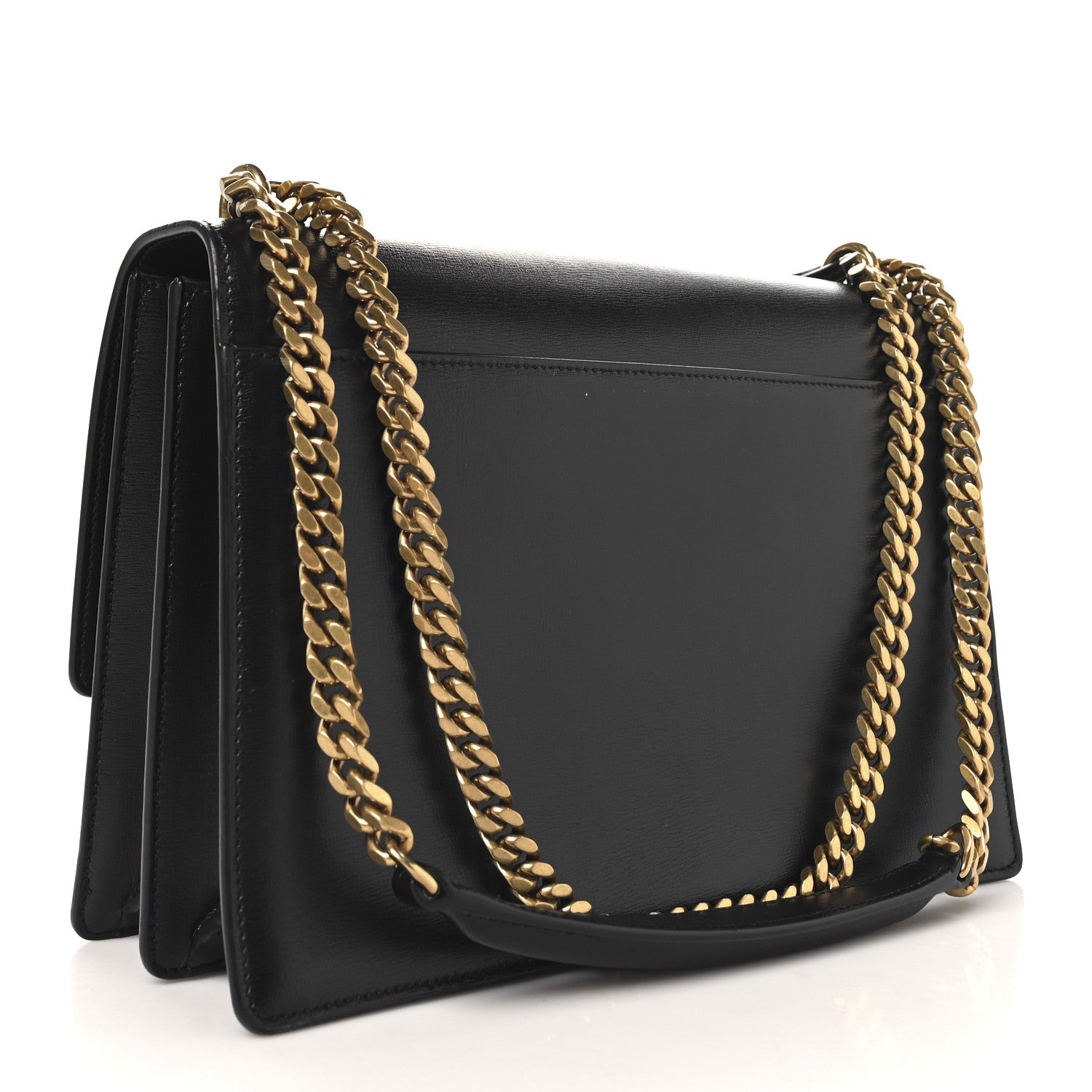 Saint Laurent Calfskin Medium Monogram Sunset Black 3 of 9