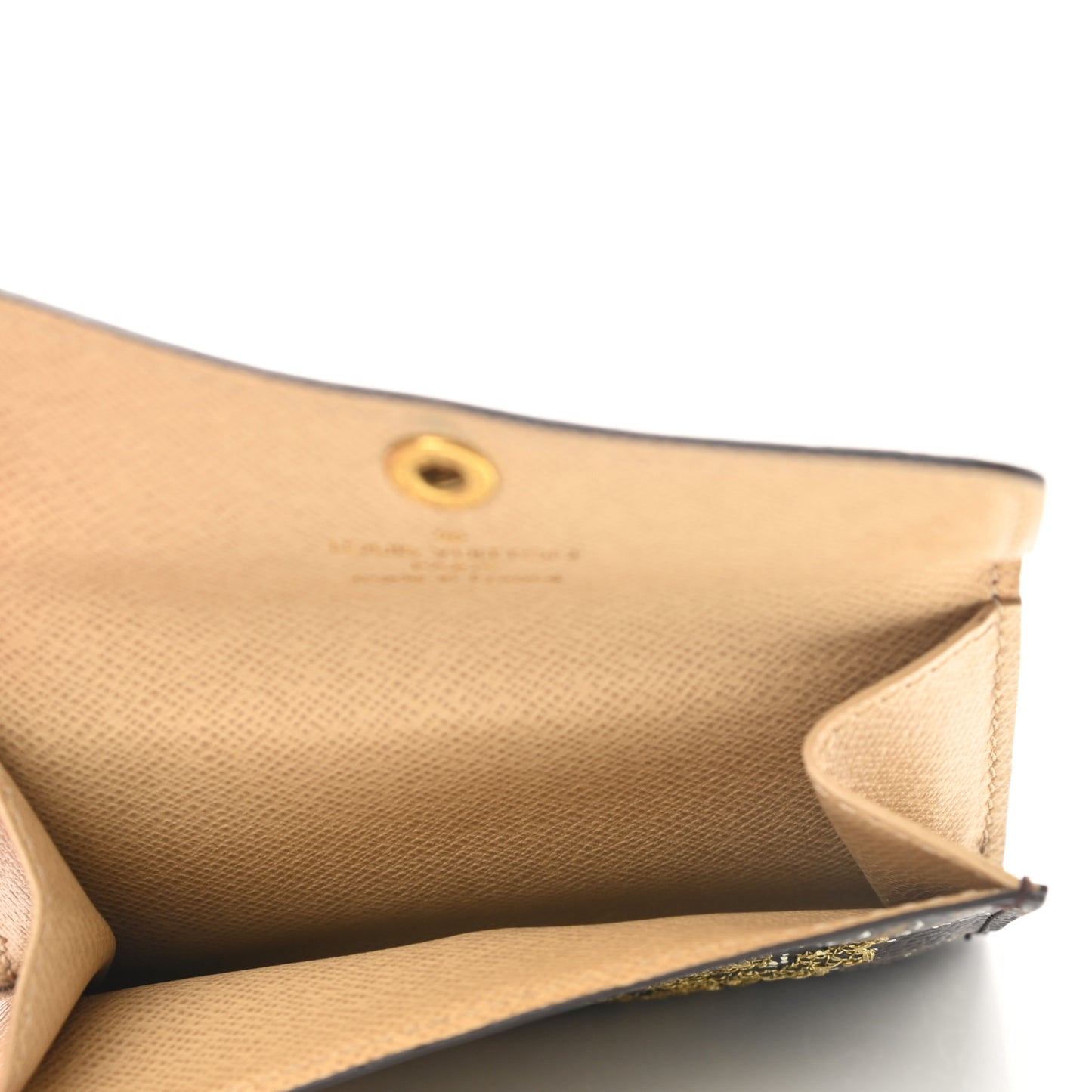 Monogram Dentelle Elise Wallet Gold