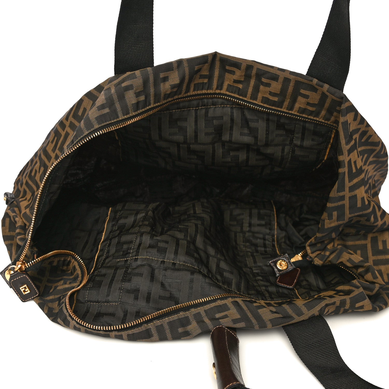 Fendi Zucca Shopping Tote Tobacco 8 of 8