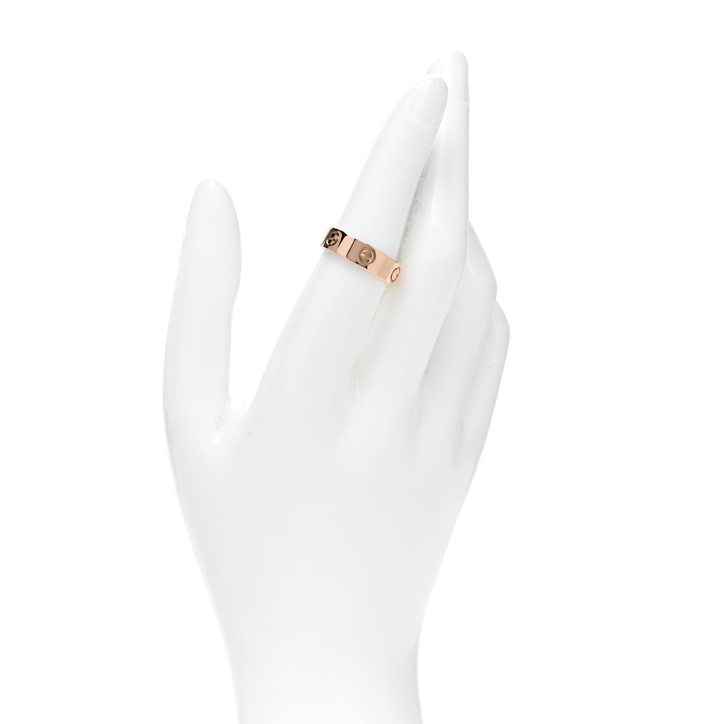 18K Pink Gold 5.5mm LOVE Ring 54 6.75