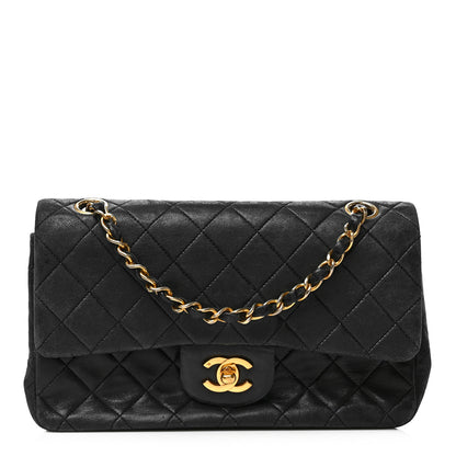 Chanel Lambskin Quilted Small Double Flap Black 1 of 9