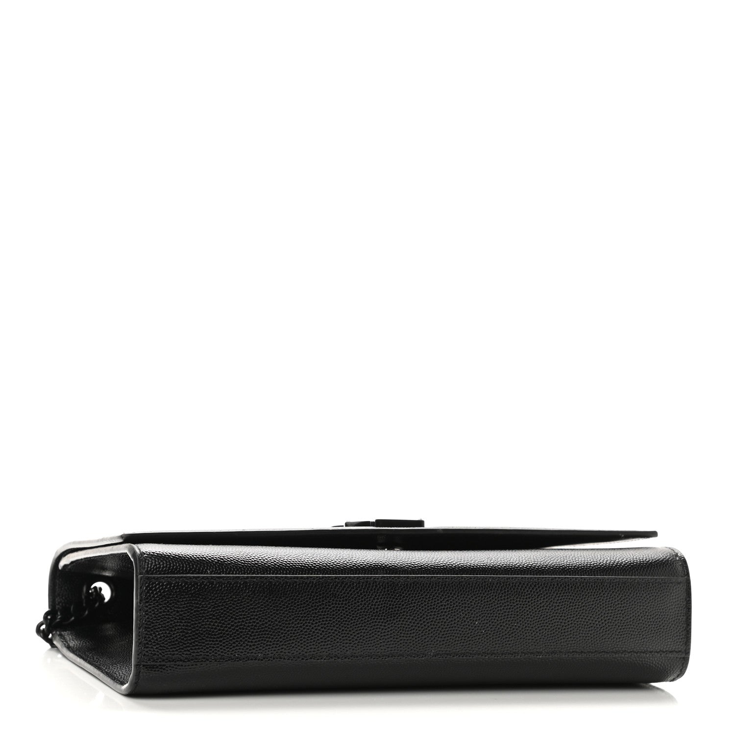 Saint Laurent Grain De Poudre Medium Classic Monogram Kate Satchel Black 4 of 9