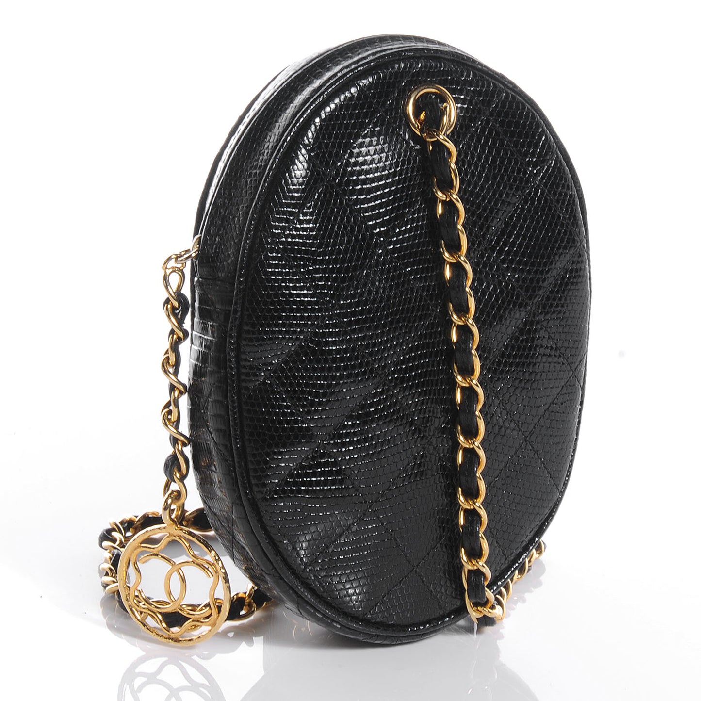 Lizard Evening Bag Black