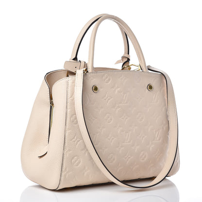 Louis Vuitton Empreinte Montaigne MM Neige 3 of 10