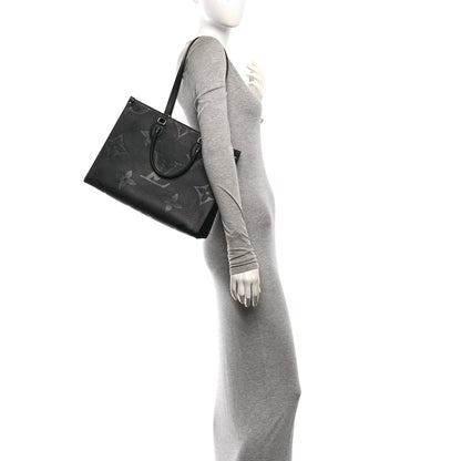 Louis Vuitton Empreinte Monogram Giant Onthego MM Black 2 of 9