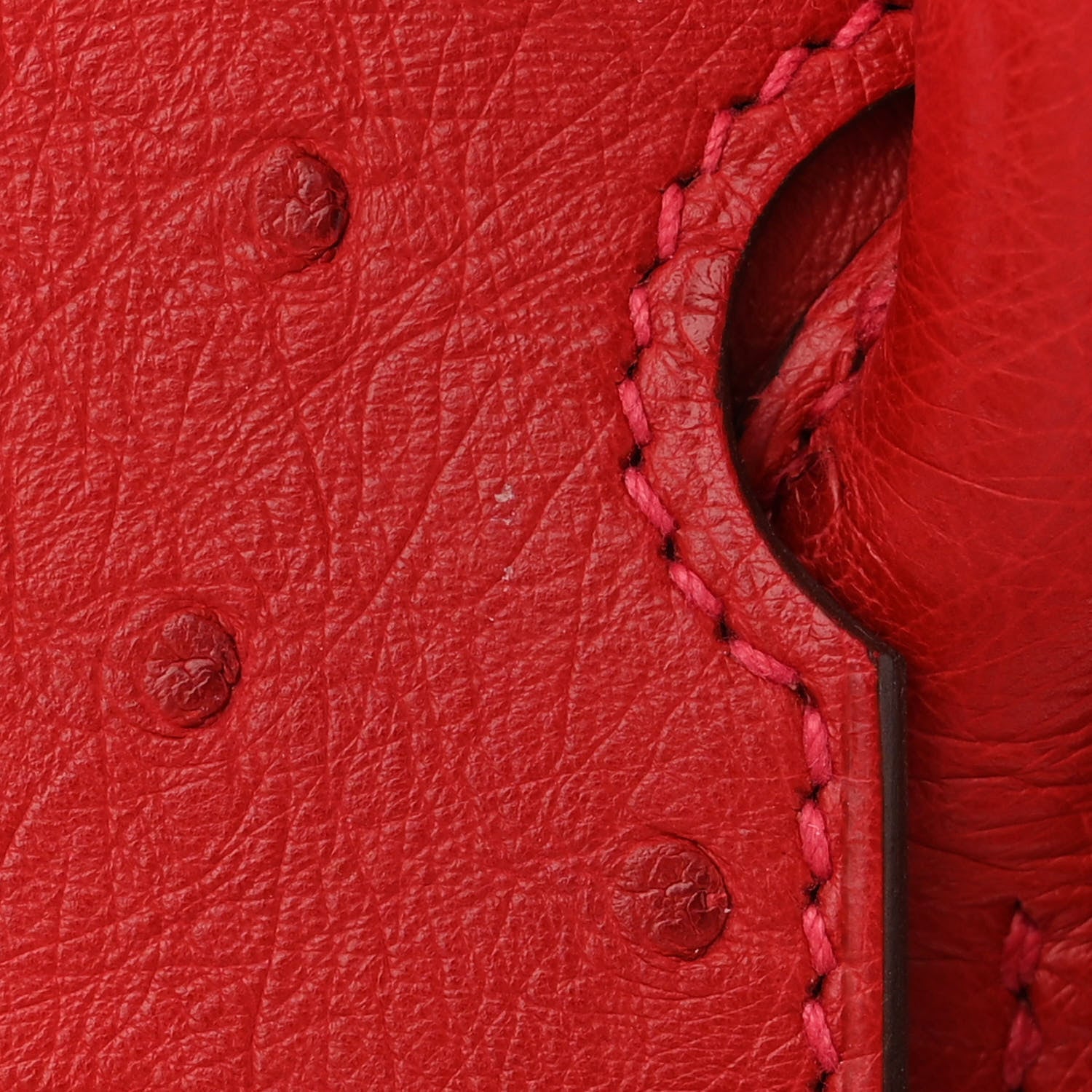 Hermes Ostrich Birkin 30 Rouge Vif 14 of 14