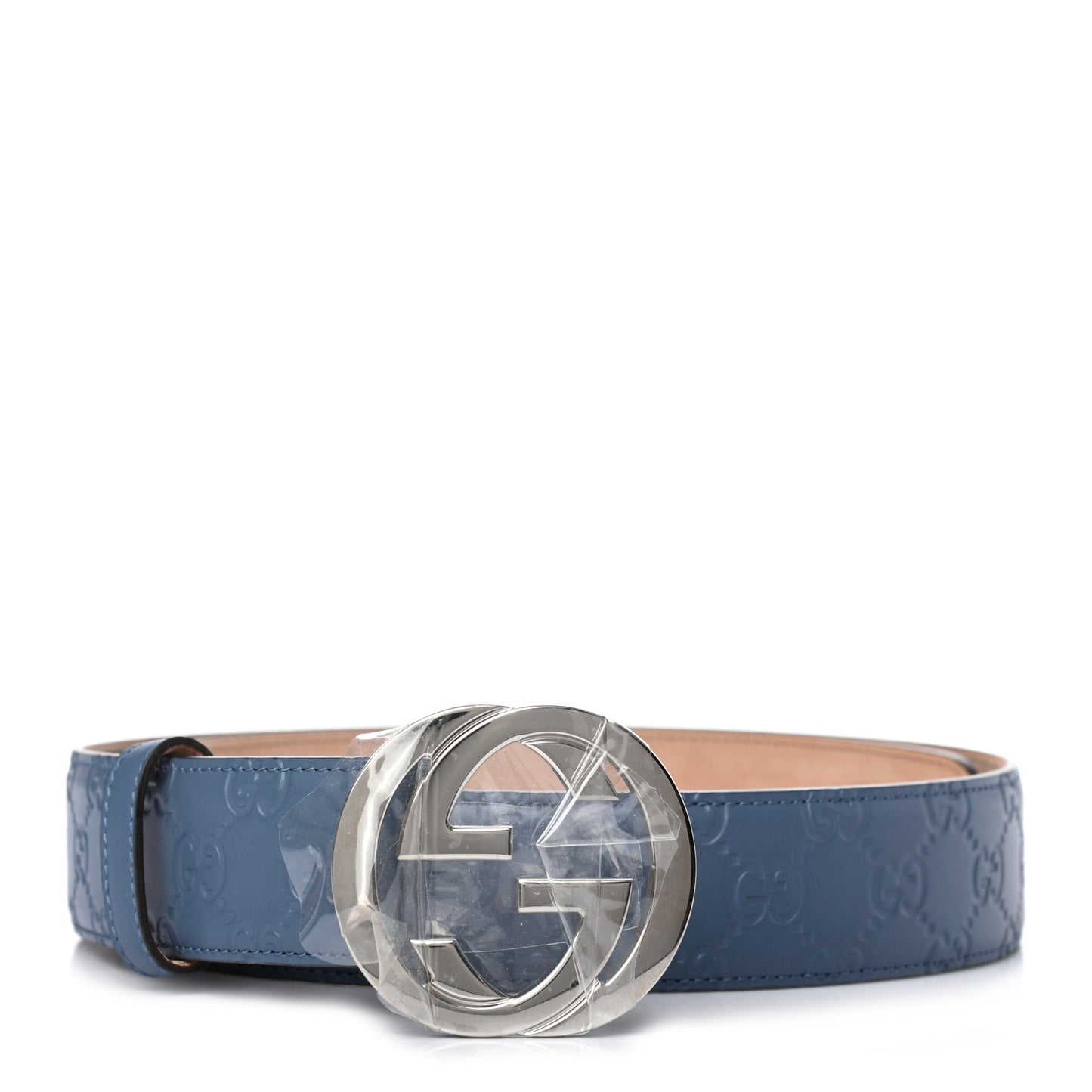 Guccissima Signature Interlocking G 40mm Belt 100 40 Thunder