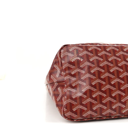 Goyard Goyardine Boheme Hobo Red 8 of 9