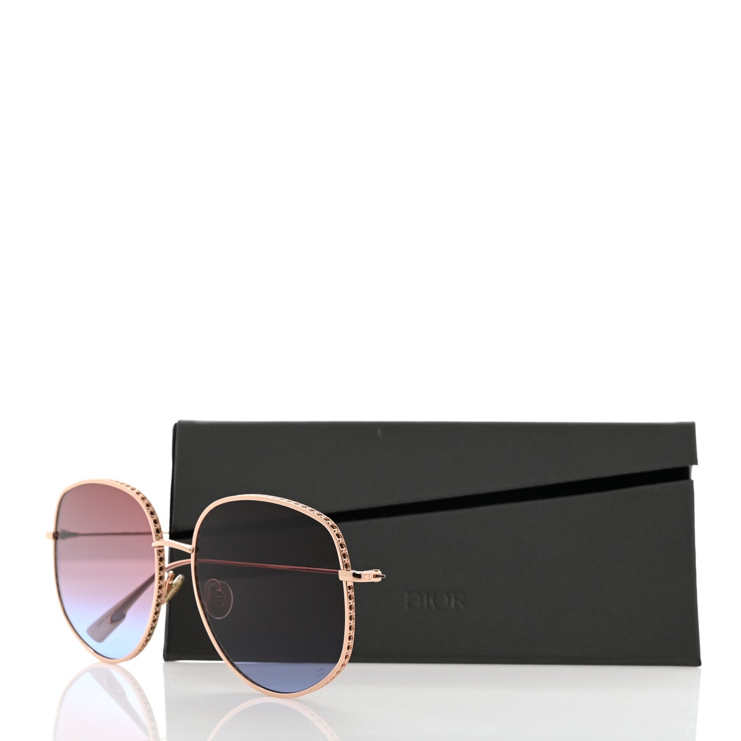 Metal Dior By Dior Sunglasses Rose Gold