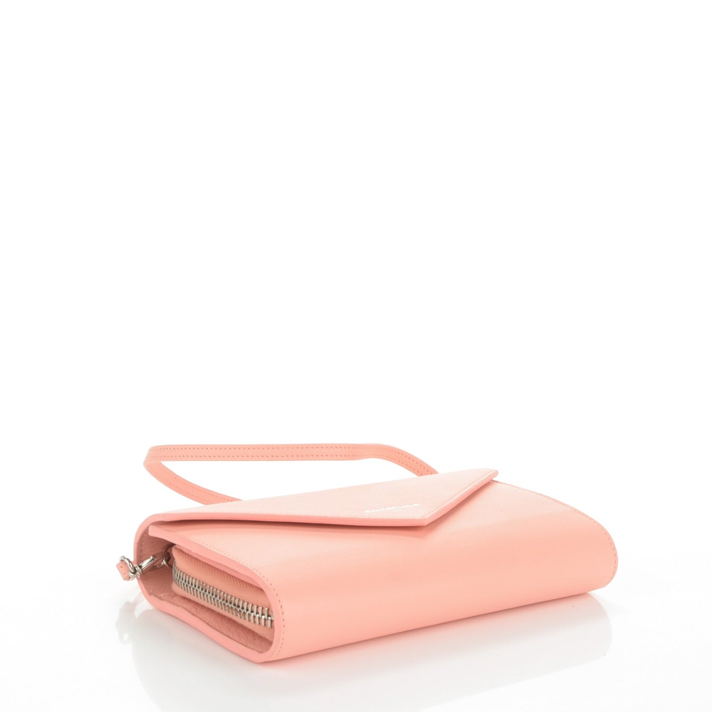 Calfskin Papier Money Convertible Clutch Vieux Rose