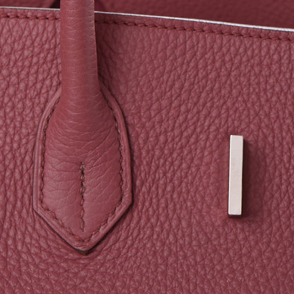 Hermes Taurillon Clemence Birkin 35 Bois de Rose 23 of 34